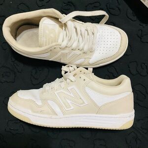 New Balance Cream Sneakers